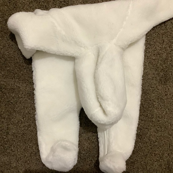 NEW with Tags Ralph Lauren Baby 9M  White Hooded Barn Bunting Jacket WinterCover - Picture 5 of 10